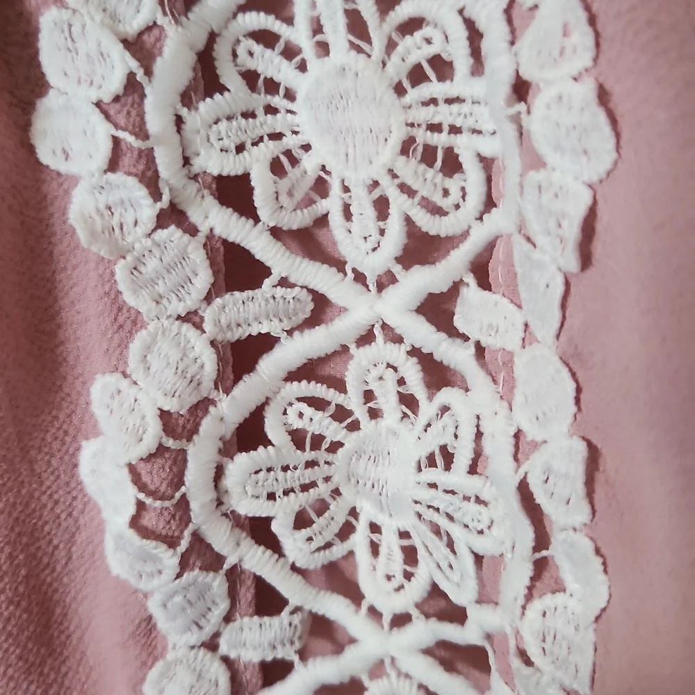 Pink off shoulder choker top - Picture 7 of 9